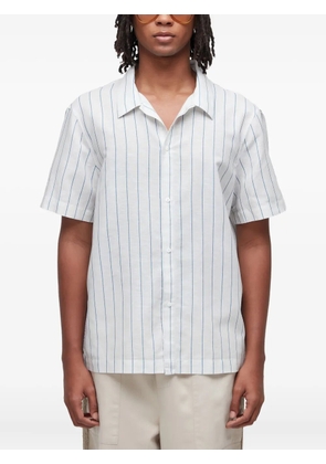 Osklen striped short-sleeve shirt - White