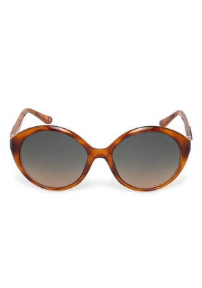GUESS EYEWEAR round-frame tortoiseshell sunglasses - Brown