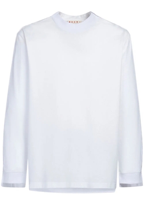 Marni yoke-detail cotton T-shirt - White