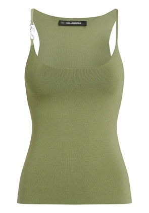 Karl Lagerfeld knitted tank top - Green