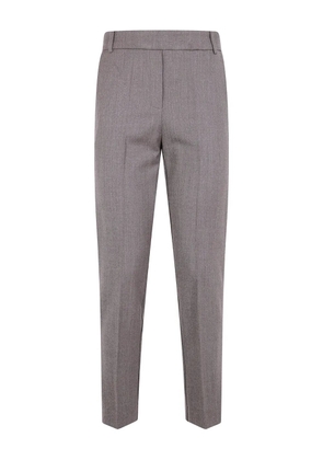 Kiltie elastic-waist trousers - Brown