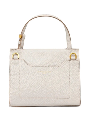 GIANNI CHIARINI small Nicole leather tote bag - White