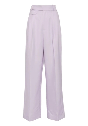 Dice Kayek wide-leg tailored trousers - Purple