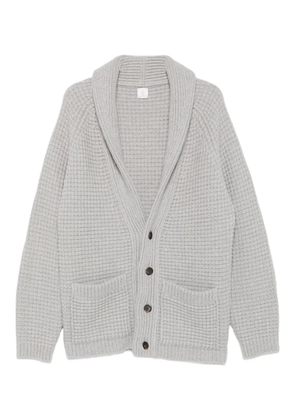 Eleventy waffle-knit shawl-collar cardigan - Green