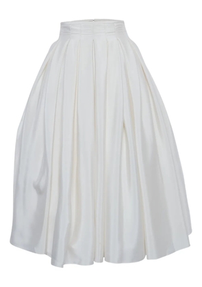 Rami Al Ali pleated skirt - White
