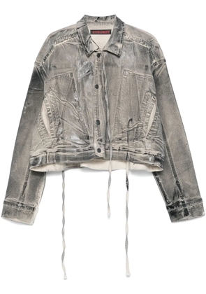 Ottolinger layered denim jacket - Neutrals