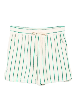 BONGUSTA Naram striped shorts - White
