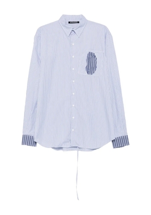 Ottolinger striped patch-pocket shirt - Blue