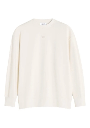 Maison Kitsuné Baby Fox-appliqué sweatshirt - Neutrals