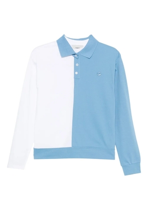 Coperni two-tone panelled polo top - Blue