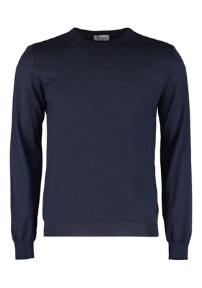 THE (Alphabet) crew-neck cashmere jumper - Blue