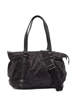 Burberry Pre-Owned leather diaper bag - Black