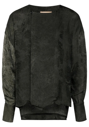 Uma Wang patterned-jacquard shirt - Green