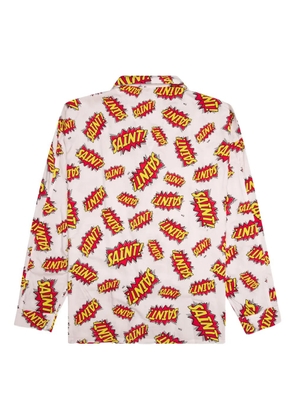 SAINT MXXXXXX Pow cotton pajamas shirt - White