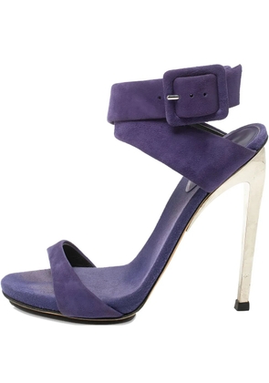 Giuseppe Zanotti 120mm suede heeled sandals - Blue