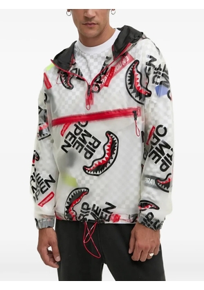 Sprayground graphic-print hoodie - White
