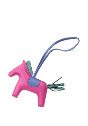 Hermès Pre-Owned 2018 Rodeo MM horse tassel bag charm - Pink