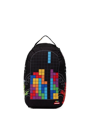 Sprayground tetris-print backpack - Black
