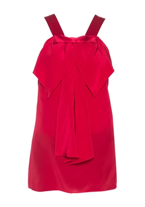 Prabal Gurung pre-owned bow-detail sleeveless top - Red