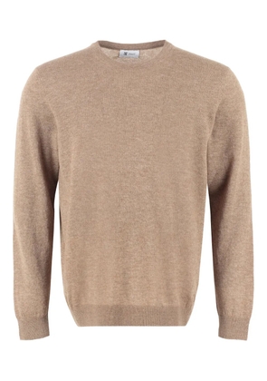 THE (Alphabet) cashmere-blend jumper - Brown