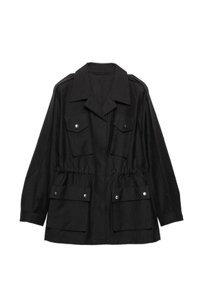 Prada button flap-pocket jacket - Black