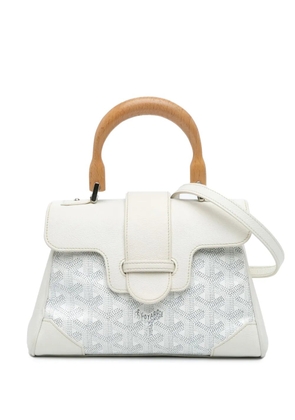 Goyard Pre-Owned 2000-2024 Mini Goyardine Saigon Souple satchel - White
