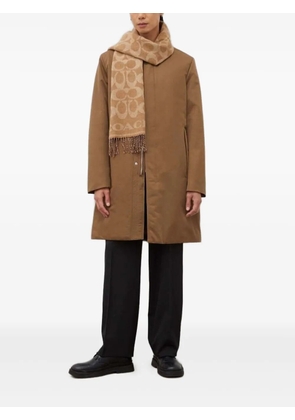 Tiger of Sweden zip-front puffer coat - Brown