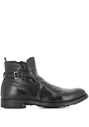 Officine Creative buckle leather boots - Black