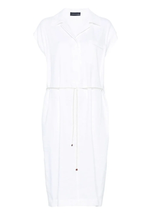 Lorena Antoniazzi twill midi dress - White