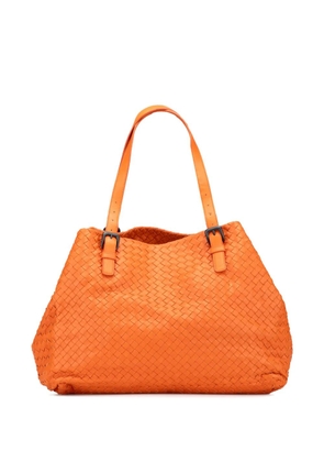 Bottega Veneta Pre-Owned 2000-2007 Large Nappa Intrecciato Cesta tote bag - Orange