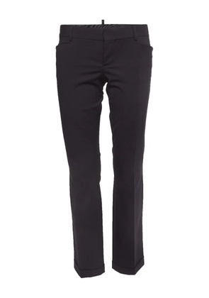 DSQUARED2 turn up-hem trousers - Black
