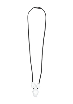 Monies Tempto transparent-design pendant - White