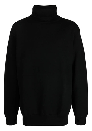 Maharishi roll-neck merino wool jumper - Black