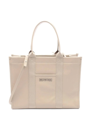 Balenciaga Pre-Owned 2010s leather tote bag - Neutrals