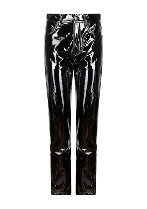 Fiorucci vinyl trousers - Black