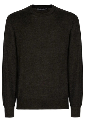 Dolce & Gabbana long-sleeve cashmere jumper - Black