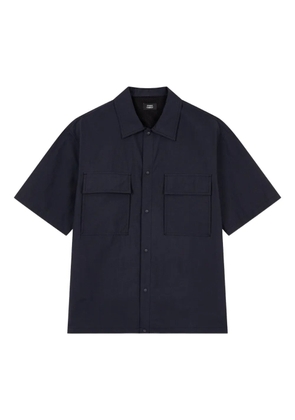 TOMBOY short-sleeve utility shirt - Blue