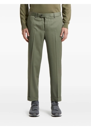 Peserico cuffed trousers - Green