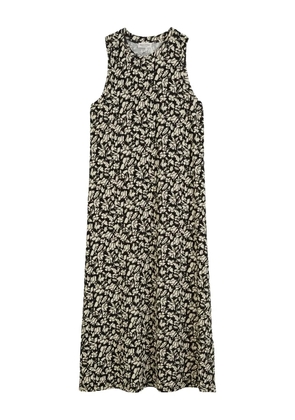 Marc O'Polo floral-print sleeveless midi dress - Black