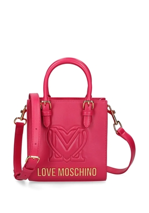 Love Moschino logo-lettering tote bag - Pink
