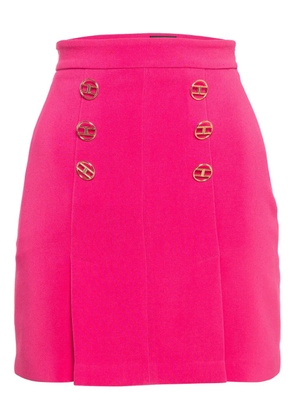 Elisabetta Franchi pre-owned decorative-button mini skirt - Pink