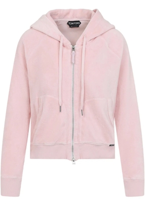TOM FORD terry-cloth hoodie - Pink