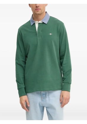 Gant long-sleeve polo shirt - Green