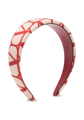 Valentino Garavani Pre-Owned 2023 logo-pattern silk headband - Neutrals