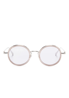 Megane and Me round-frame sunglasses - Silver