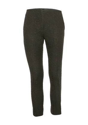 Miu Miu Pre-Owned jacquard slim trousers - Black