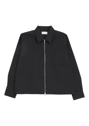 Berner Kühl zip-front pocket shirt jacket - Black