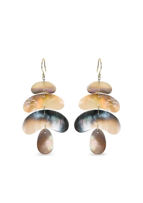 Ten Thousand Things 18K yellow gold Totem pearl flat earrings