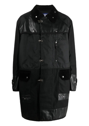 Junya Watanabe MAN panelled single-breasted parka - Black