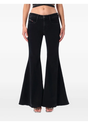 Diesel 1970 D-bleess flared cotton jeans - Black